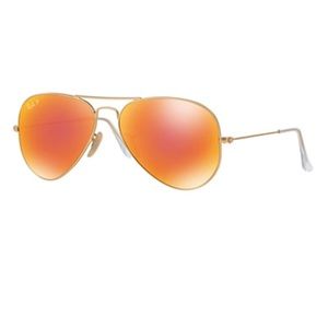 62mm Orange flash Ray Bans!